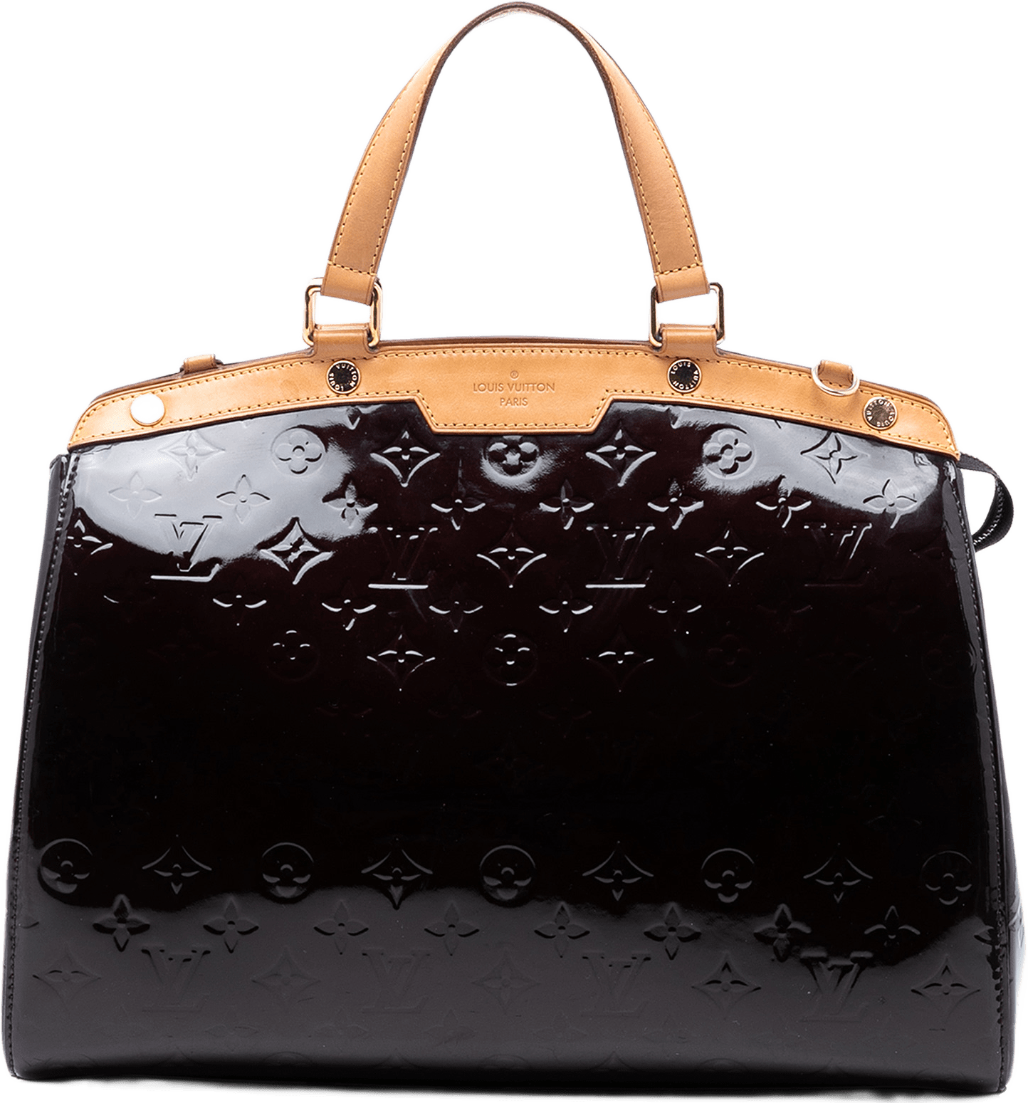 Louis Vuitton Monogram Vernis Brea Gm, från Luxclusif, i färgen purpur.