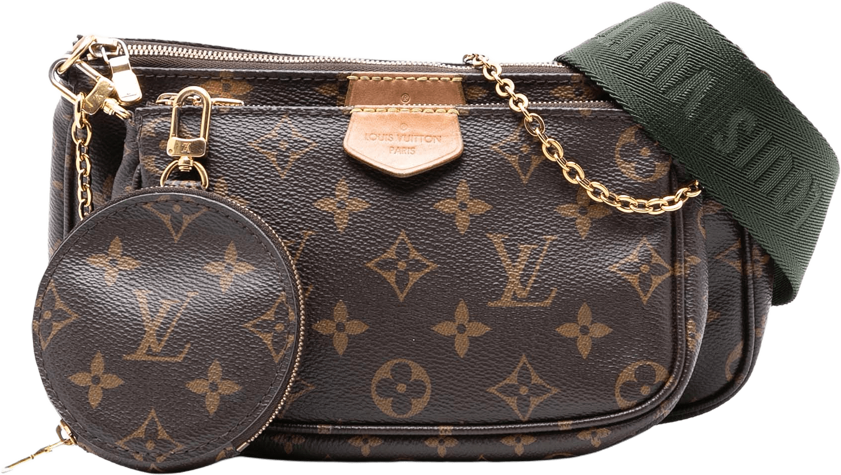 Louis Vuitton Monogram Multi Pochette Accessoires, från Luxclusif, i färgen brown.