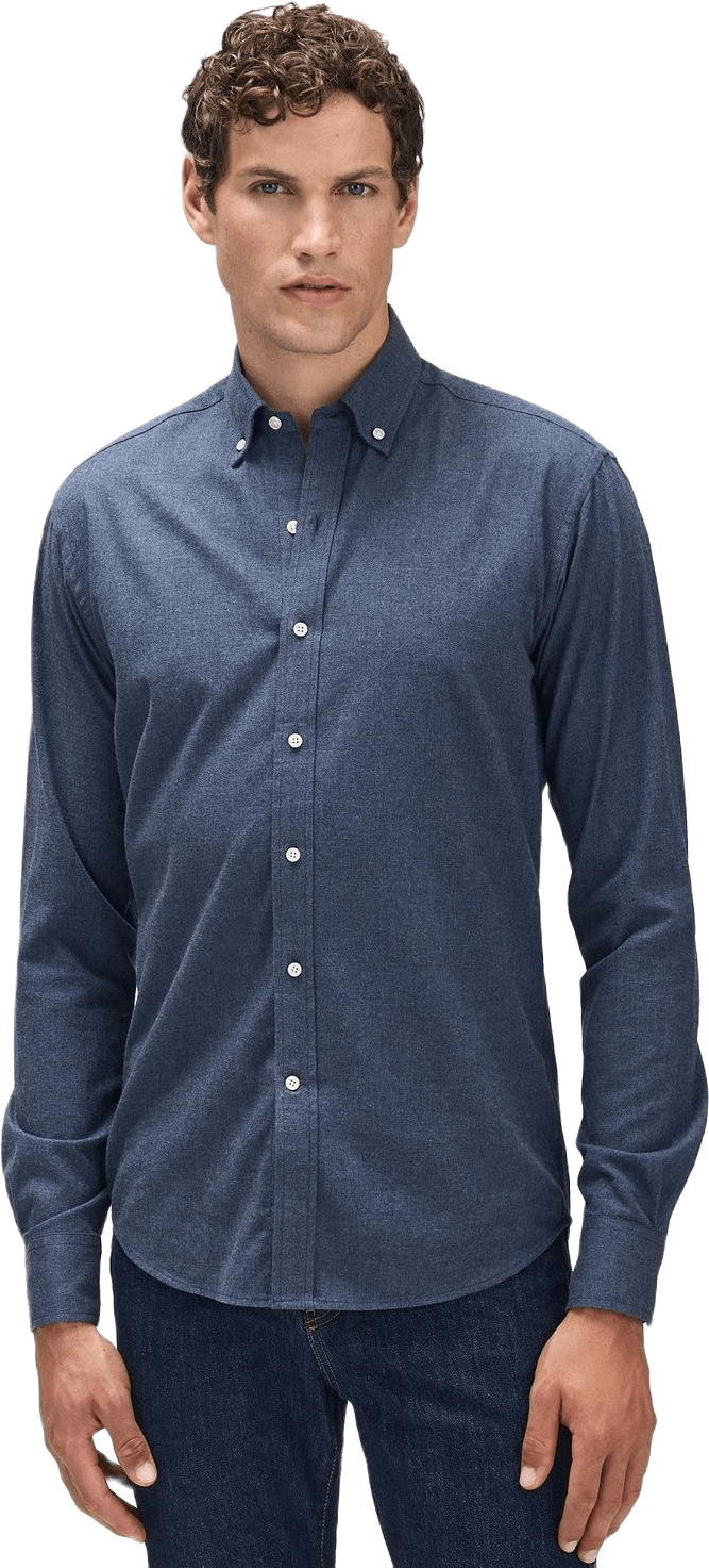 Flannel Shirt Tires, från John Henric, i färgen blue.