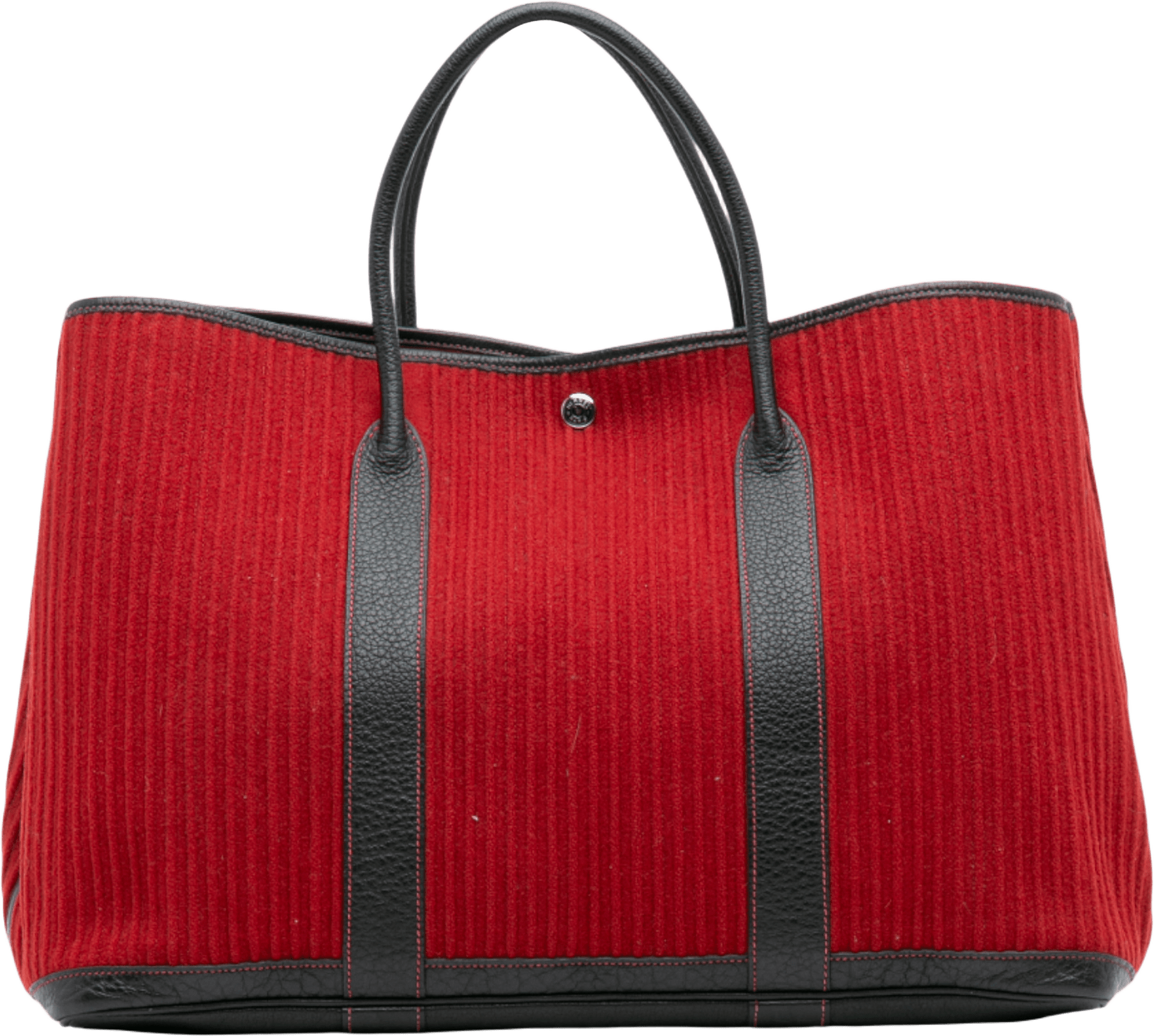 Hermès Ribbed Wool And Negonda Garden Party Voyage 49, från Luxclusif, i färgen red.