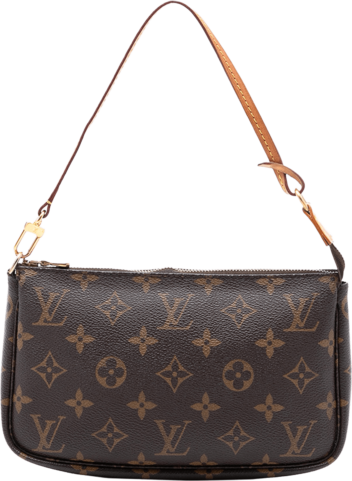 Louis Vuitton Monogram Pochette Accessoires, från Luxclusif, i färgen brown.