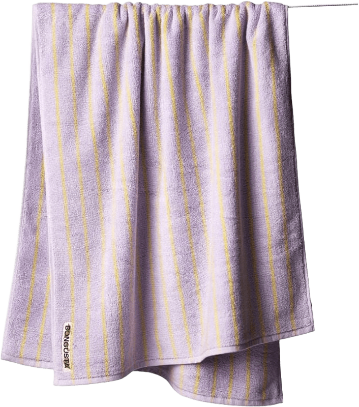 Handduk Naram 70 X 140 Cm, från Bongusta, i färgen lila.
