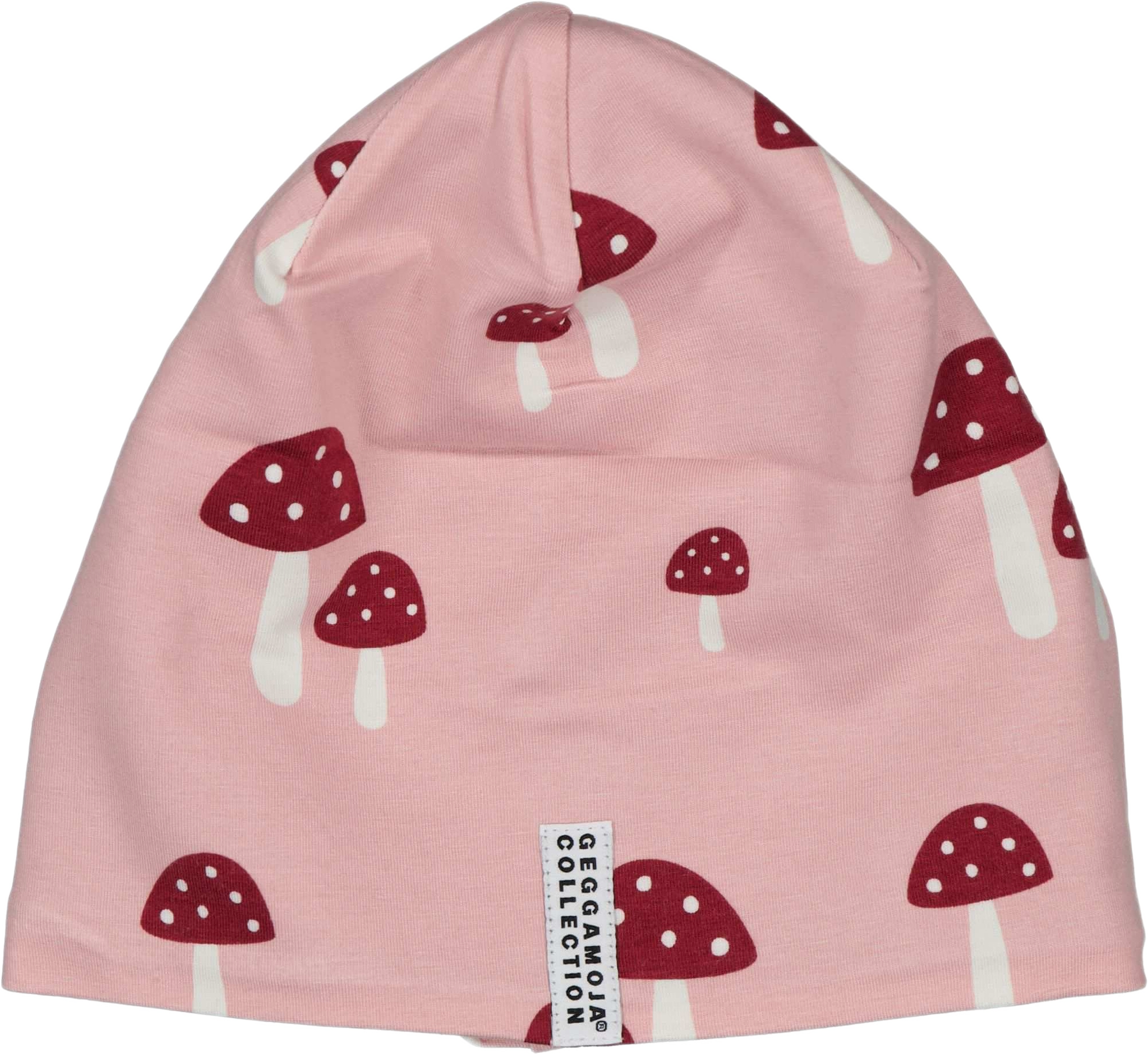 Mössa Fleecefodrad Bambu, från Geggamoja, i färgen pink mushroom.