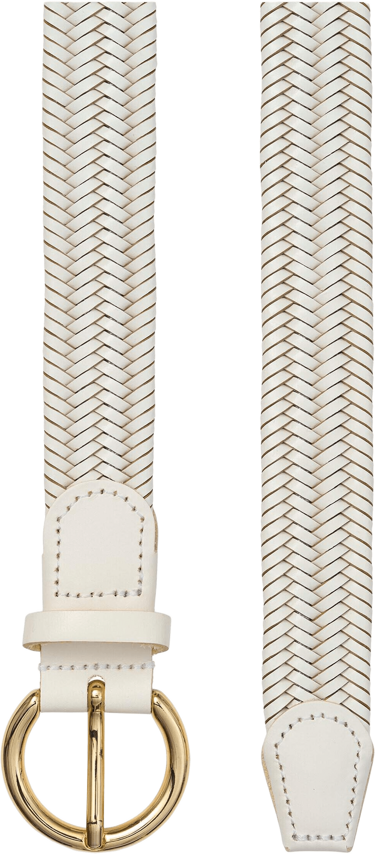 Amara Stretch Belt, från Newhouse, i färgen vit.