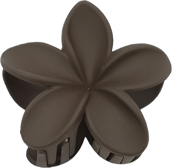 Blomformad Klämma, från Complement, i färgen brown.