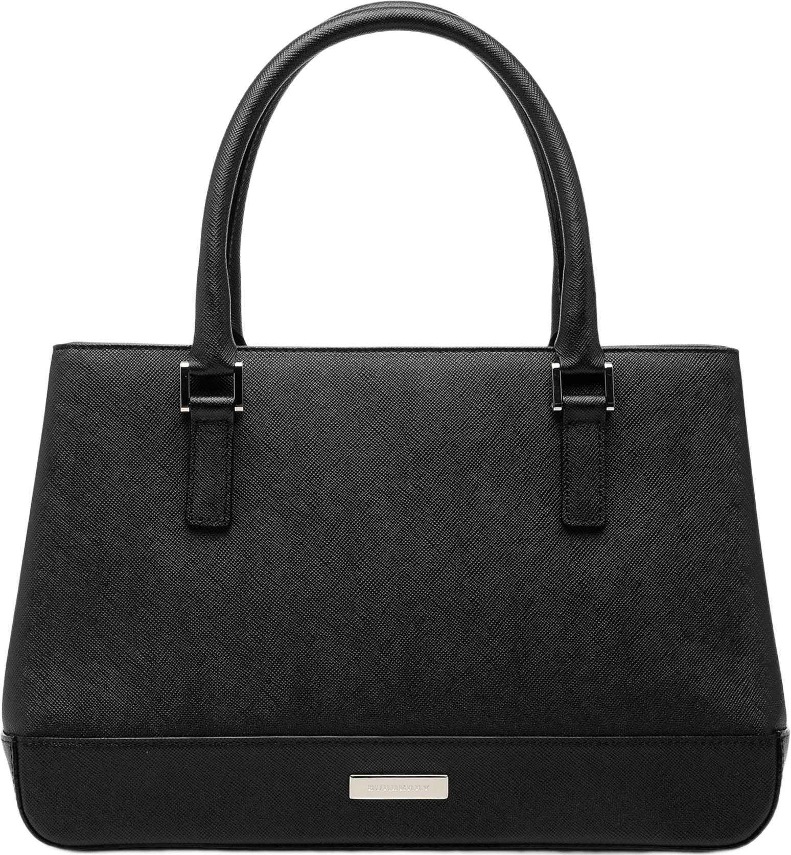 Burberry Leather Tote, från Luxclusif, i färgen black.