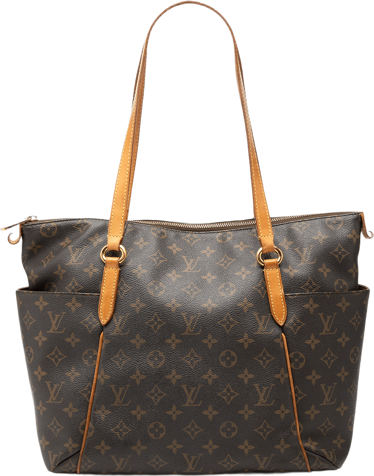 Louis Vuitton Monogram Totally Mm, från Luxclusif, i färgen brown.