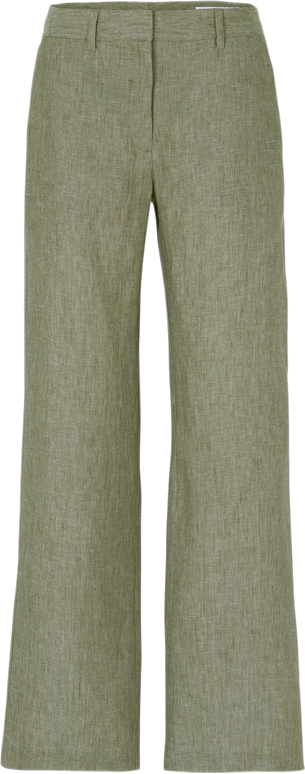 Amanda Linen Trousers, från Newhouse, i färgen grön.