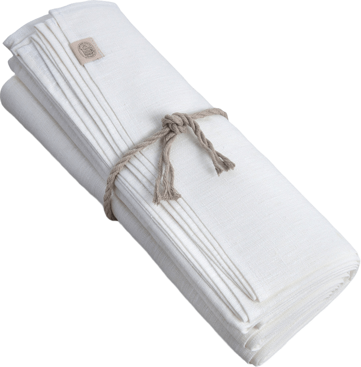 Duk Classic - Manglat Lin, från Lovely Linen, i färgen off-white.