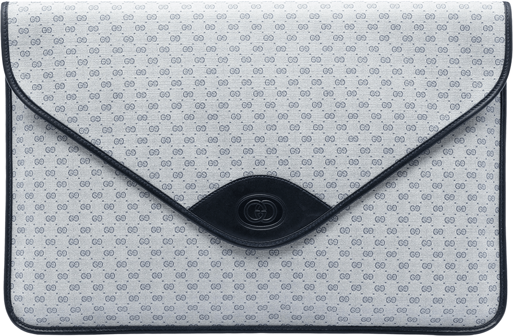 Gucci Micro Gg Supreme Clutch, från Luxclusif, i färgen gray.