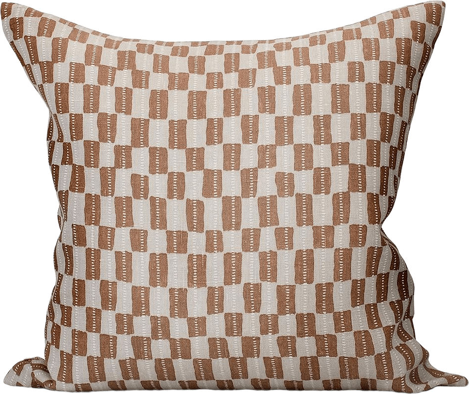 Kuddfodral Gustav - Terra, från Littlephant, i färgen terra/sand.