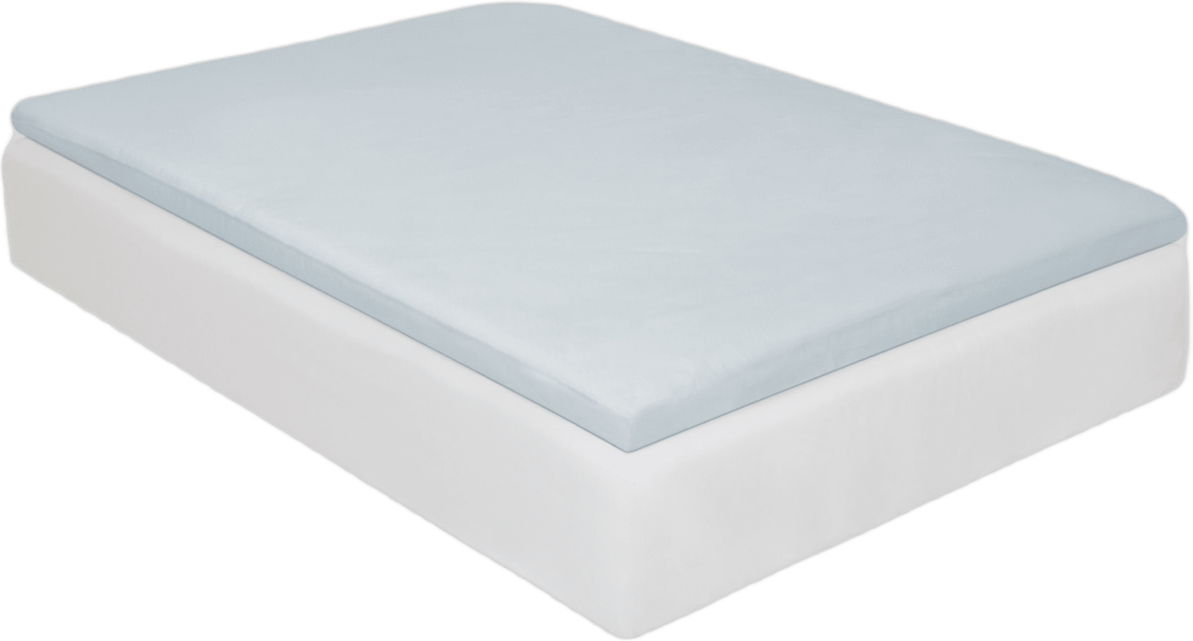 Kuversytt Lakan Arkipelag Blank Ljusblå 180x200cm, från Arkipelag, i färgen ljusblå.