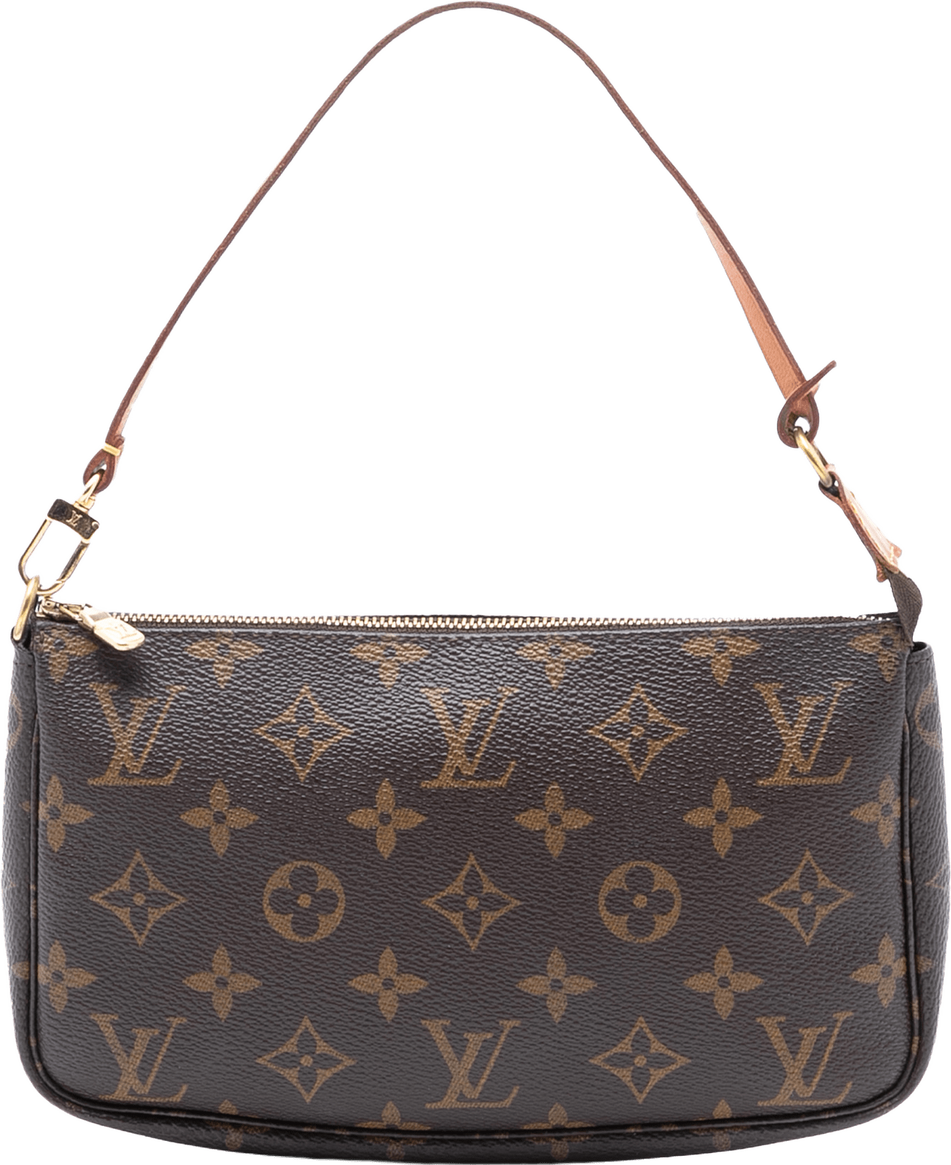 Louis Vuitton Monogram Pochette Accessoires, från Luxclusif, i färgen brown.