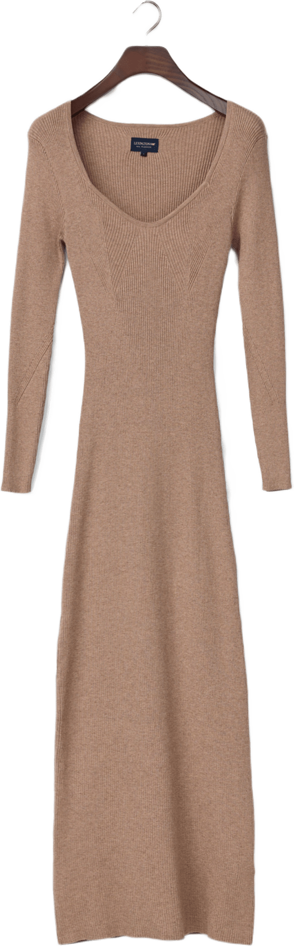 Rib Knitted Lyocell Blend Maxi Dress