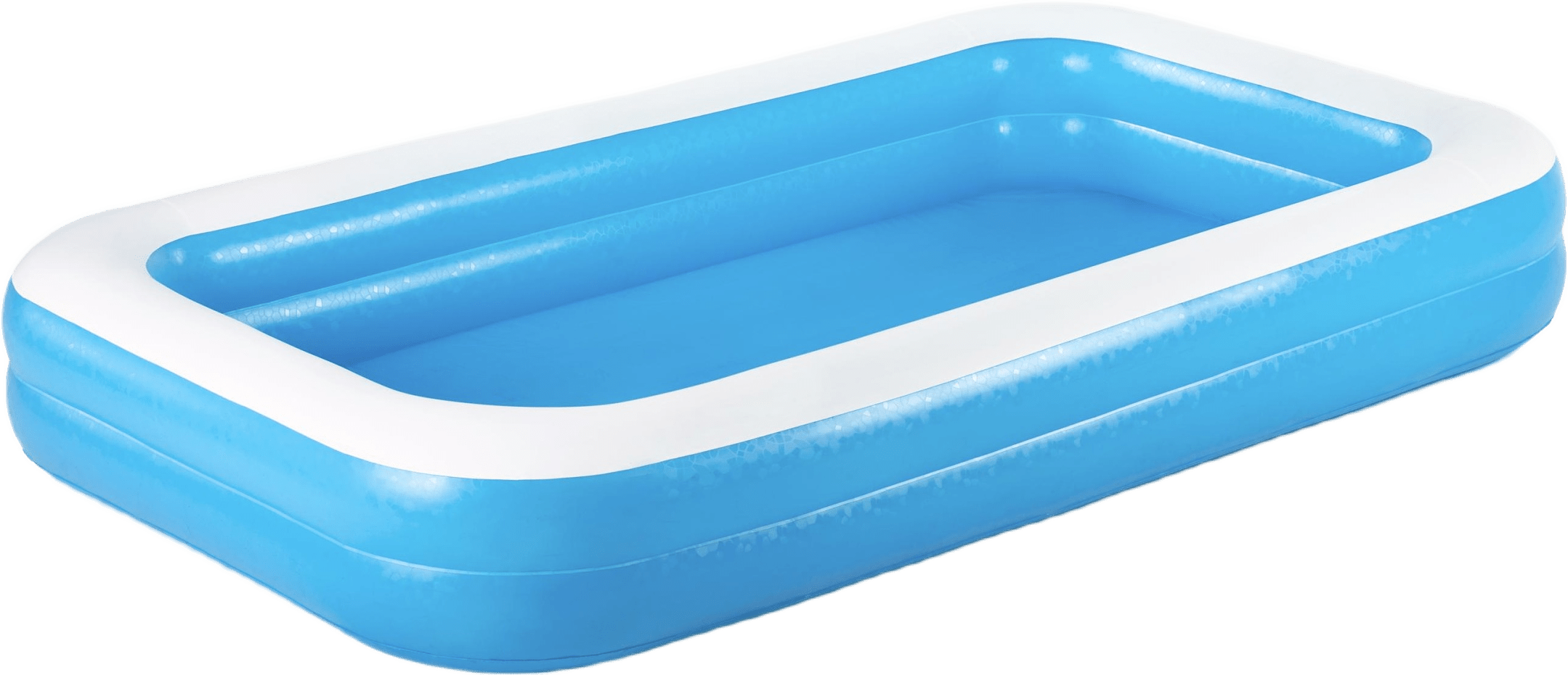Familjepool Blå Rektangulär 305 X 183 X 46cm, från Bestway, i färgen blå.