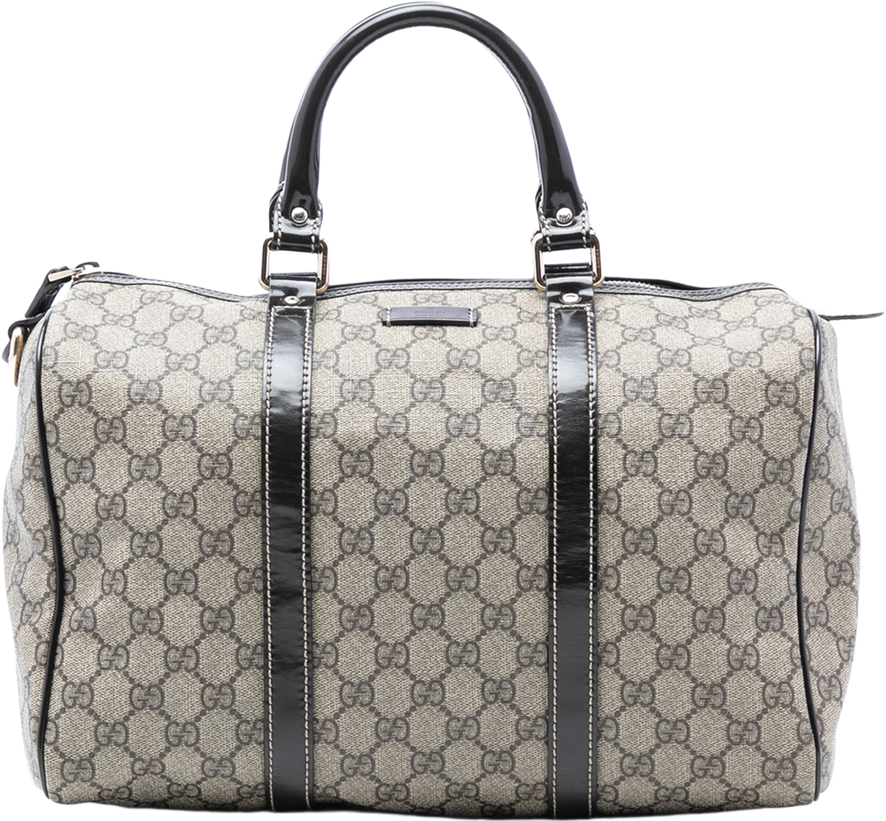 Gucci Medium Gg Supreme Joy Boston Bag, från Luxclusif, i färgen beige.