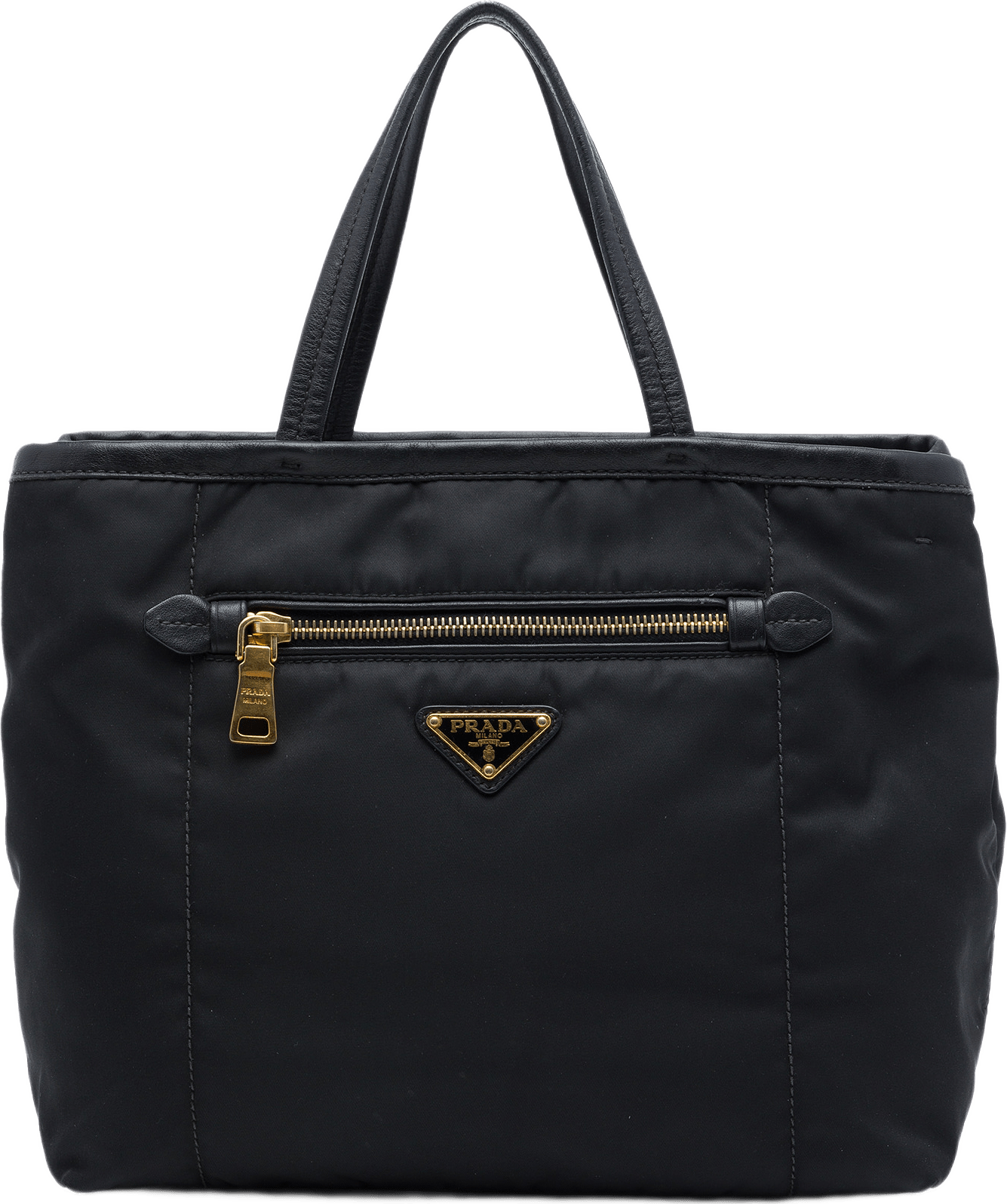 Prada Tessuto Tote, från Luxclusif, i färgen svart.