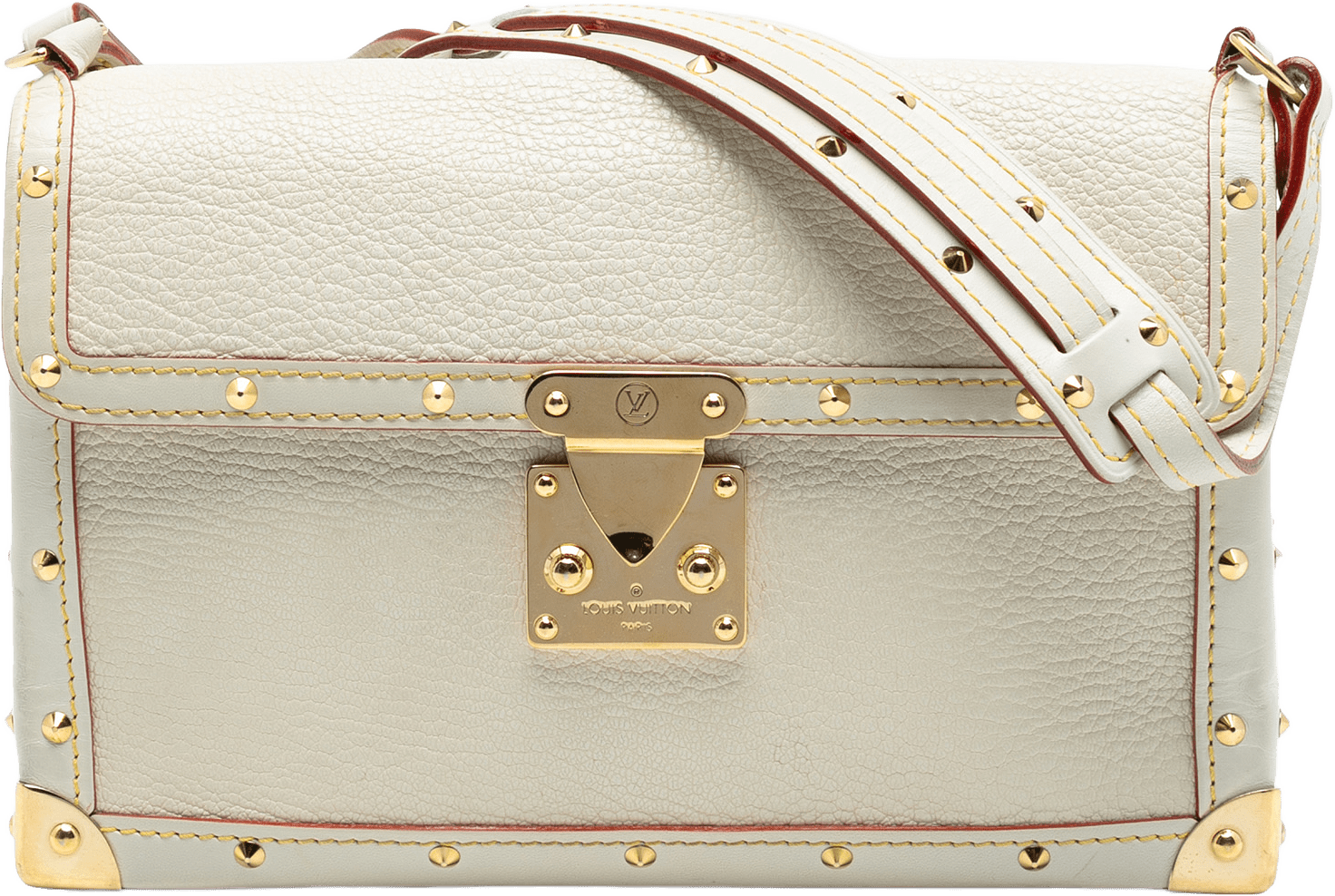 Louis Vuitton Suhali Laimable, från Luxclusif, i färgen ivory.