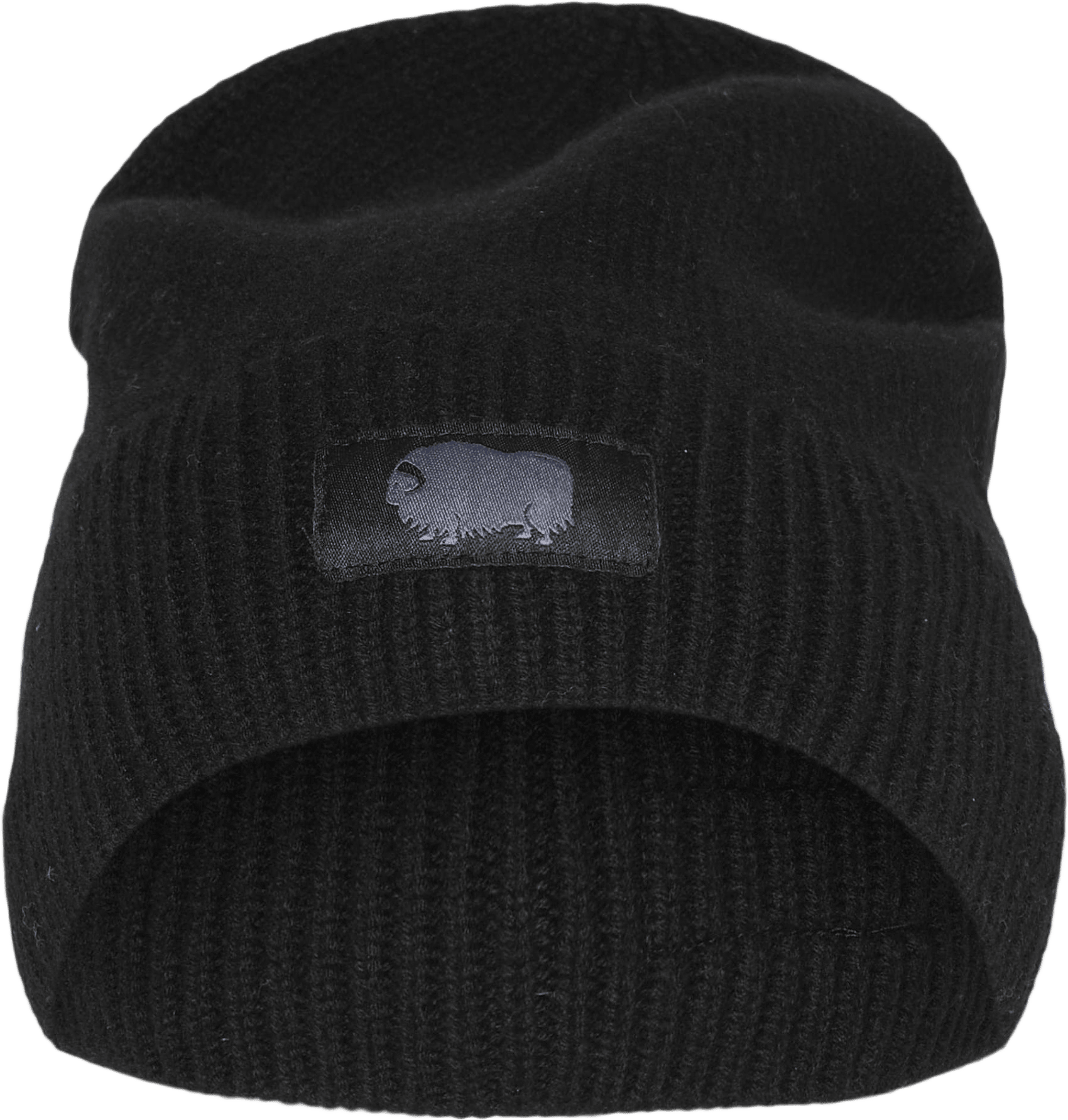 Ekologisk Ull, Beanie Hatt, Navy, från Dovre, i färgen black.
