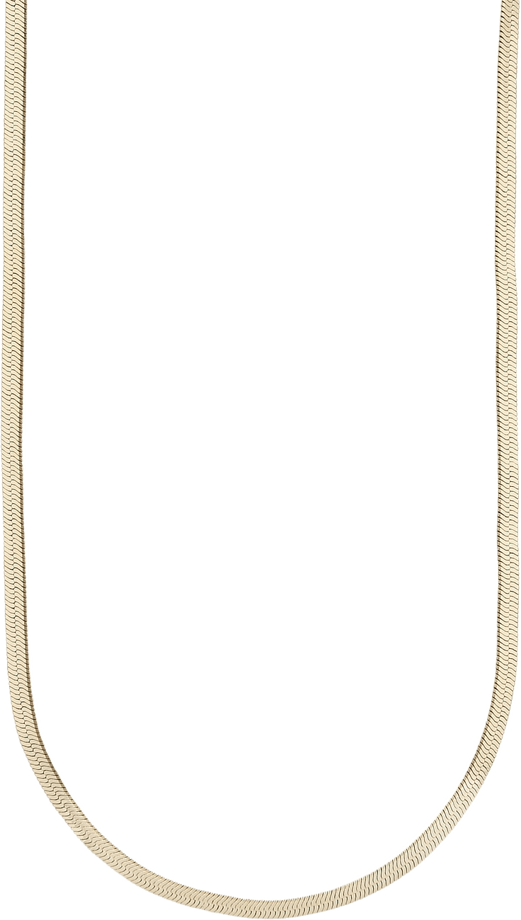 Paris Chain Neck 45, från SNÖ of Sweden, i färgen plain g.