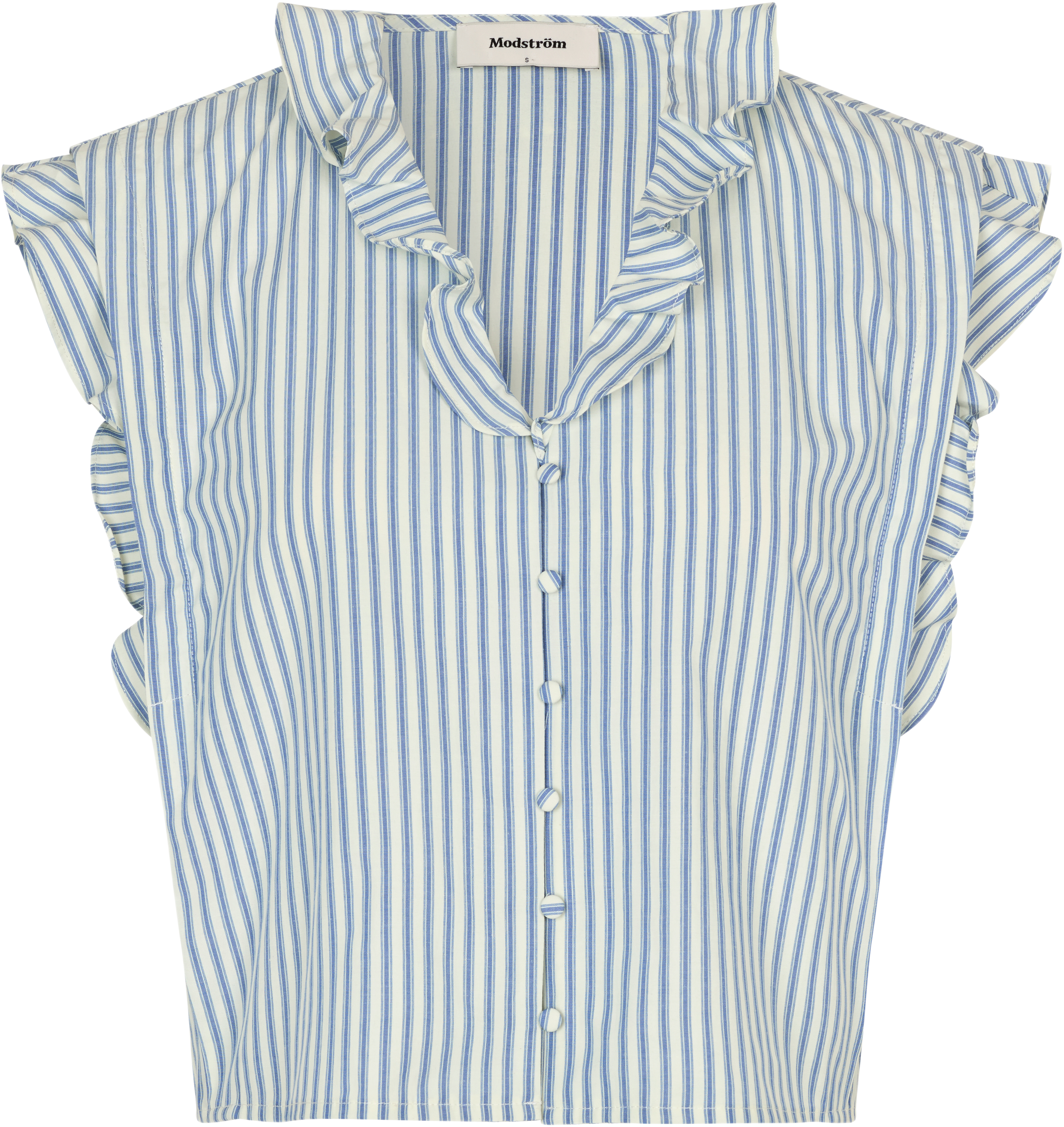 Nikkomd Top, från Modström, i färgen white blue stripe.