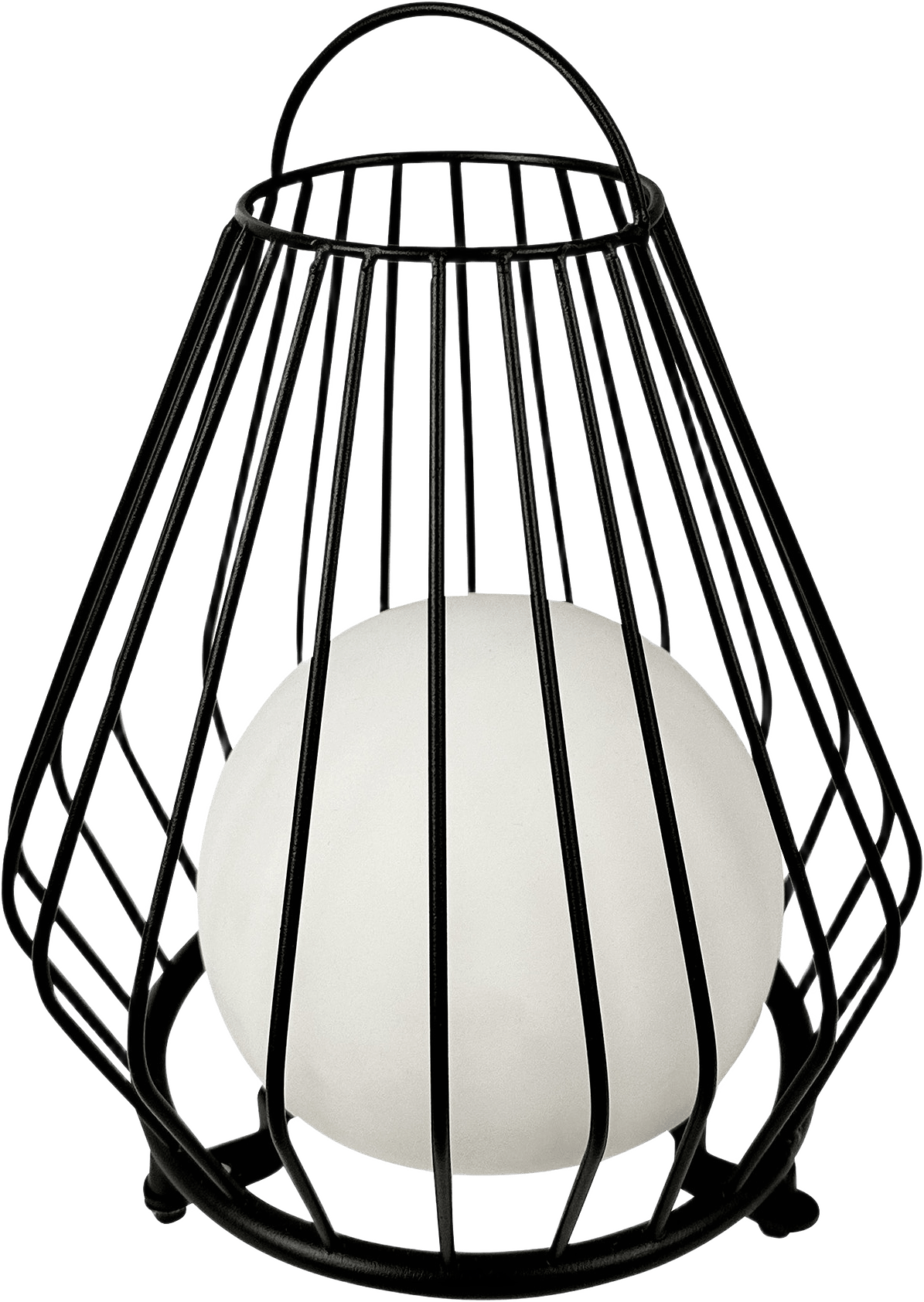 Evesham Lantern Small, från Dyberg Larsen, i färgen black/ white.