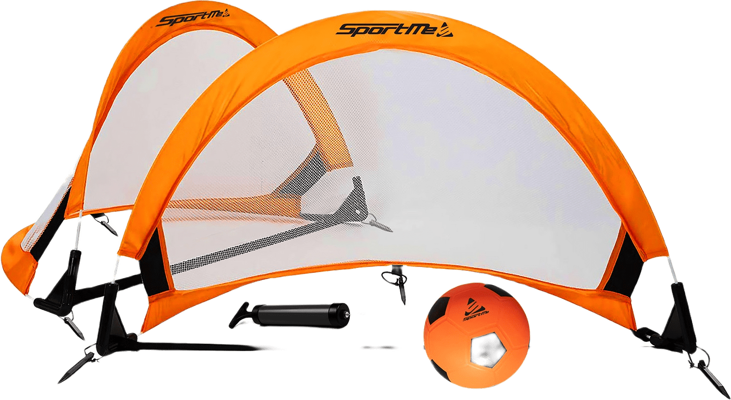 Pop Up Mål-set, från Sportme, i färgen orange.