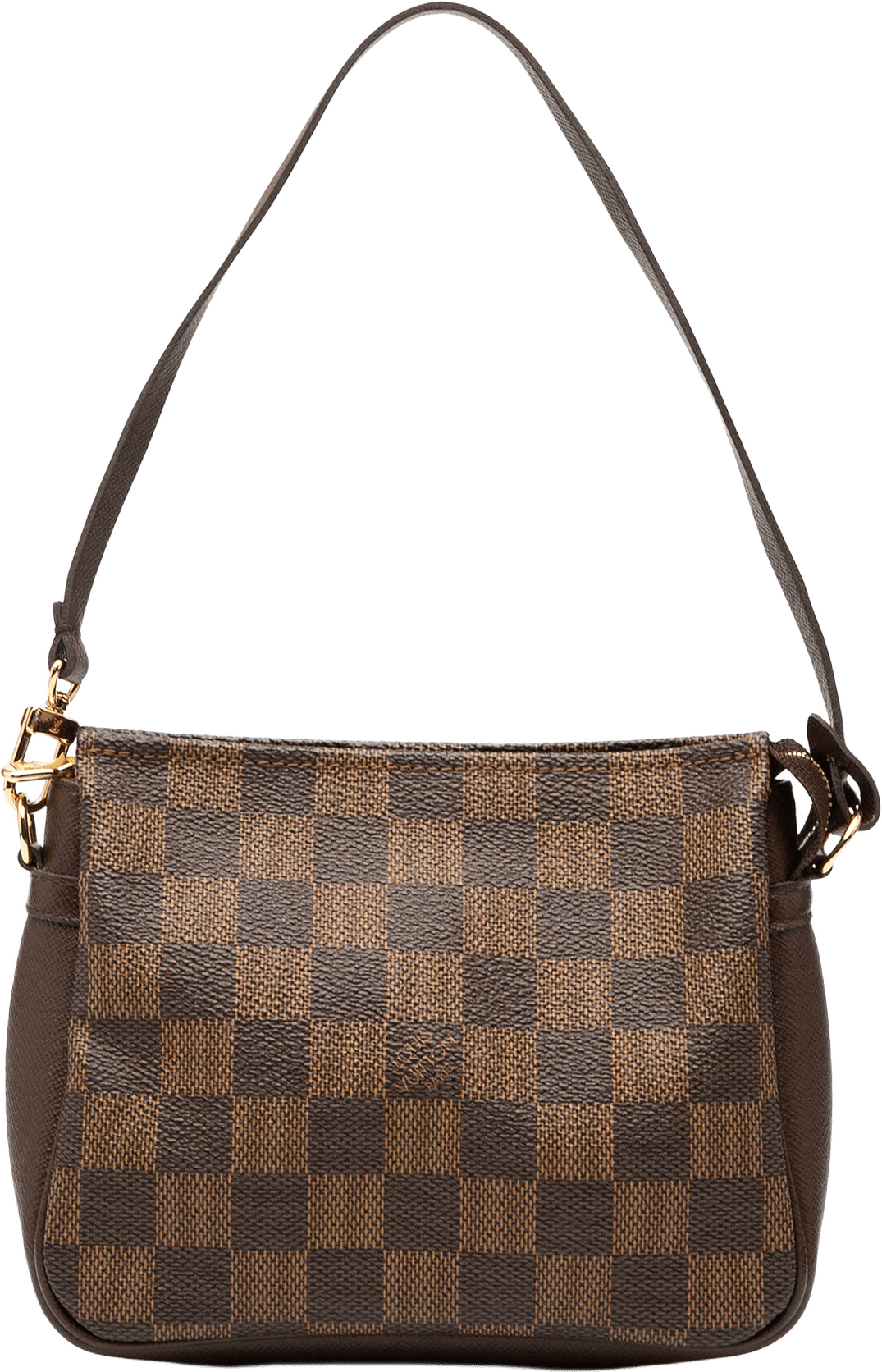 Louis Vuitton Damier Ebene Trousse Pochette, från Luxclusif, i färgen brown.