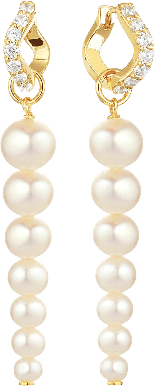 Örhänge Ponza Sette, från Sif Jakobs Jewellery, i färgen gold.