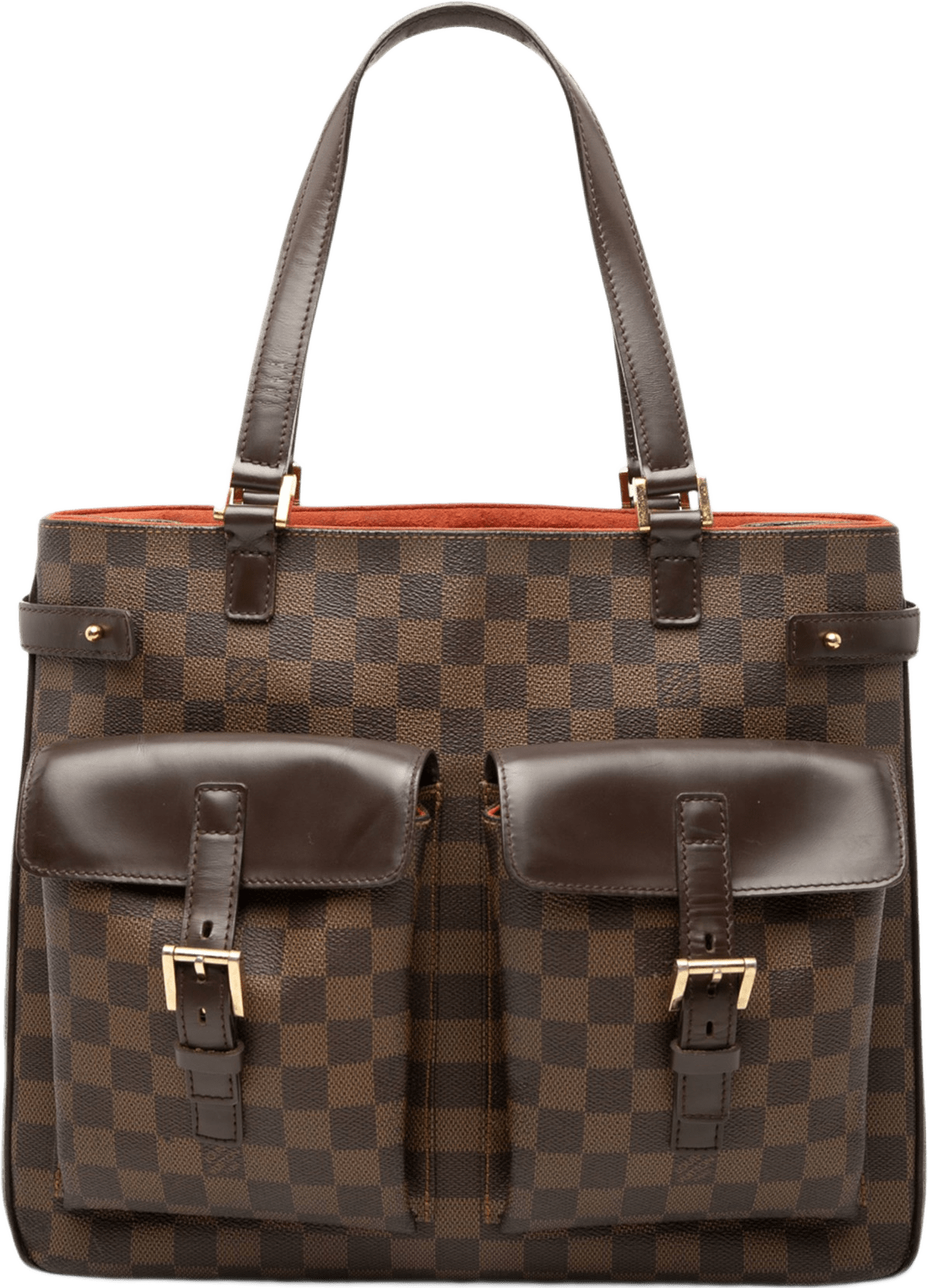 Louis Vuitton Damier Ebene Uzes, från Luxclusif, i färgen brun.