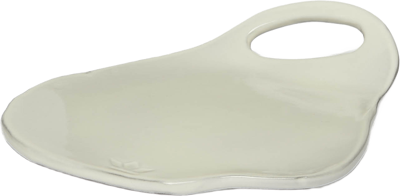 Lola Tallrik Vit 23x28cm, från Dutchdeluxes, i färgen white.