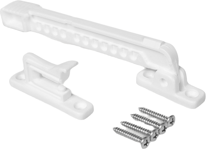 Vädringsbeslag Safetyfitting Elin Homesafety 2-pack, från HomeSafety, i färgen vit.