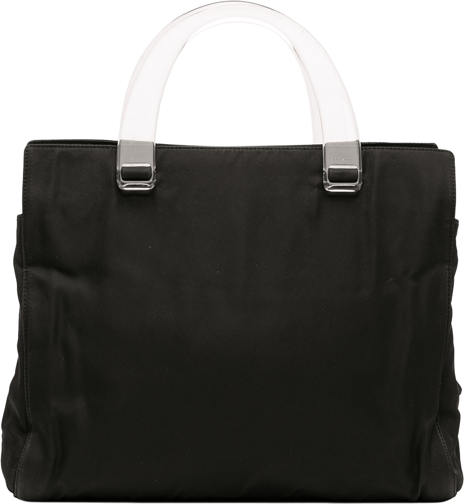 Prada Tessuto Handbag, från Luxclusif, i färgen black.