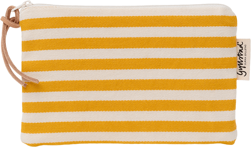 Makeup Purse Bea Rand, Small, från Gyllstad, i färgen palermo-gul.