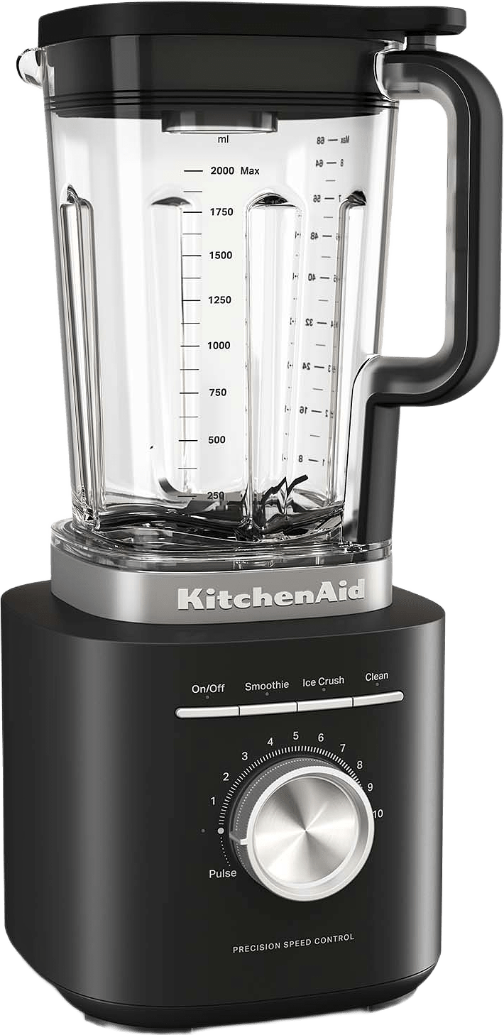 Blender Pure Power 2,0l, från Kitchenaid, i färgen mattsvart.