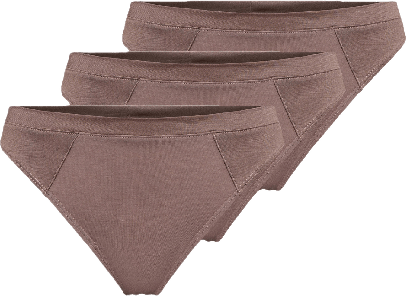 Ekologisk Bambuviskos, 3-pack String Trosa, Svart, från JBS of Denmark, i färgen rose.