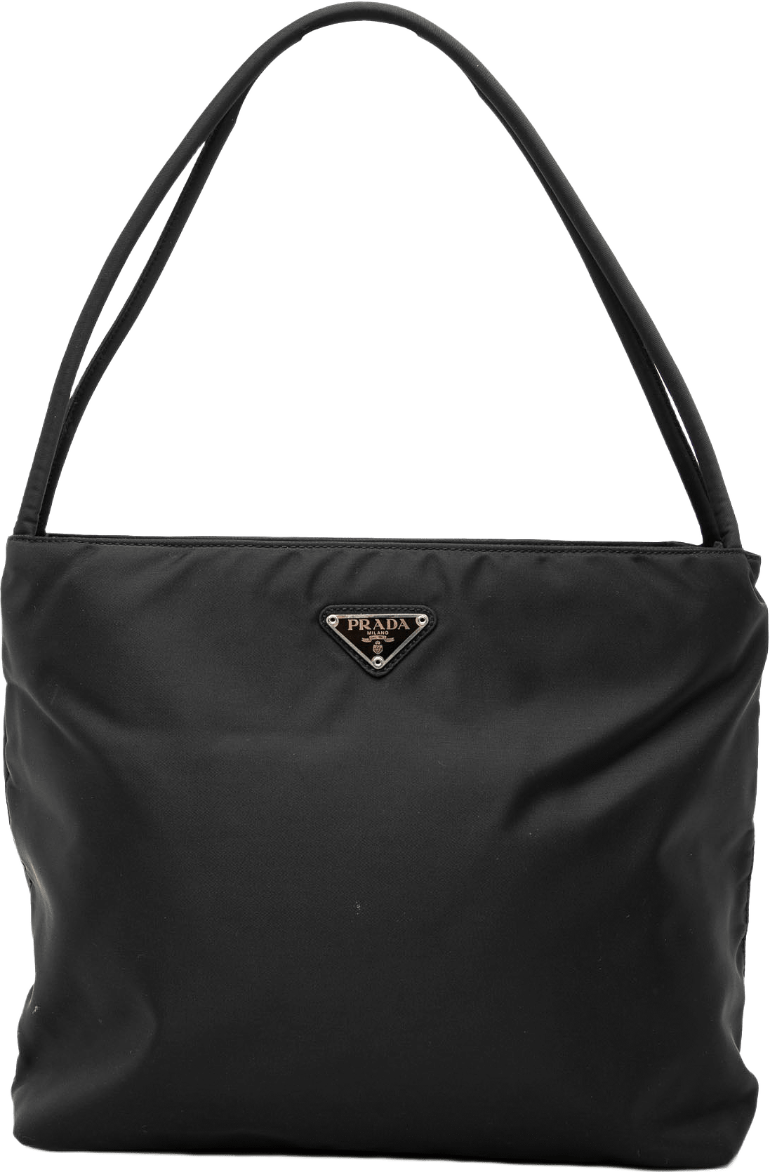 Prada Tessuto Handbag, från Luxclusif, i färgen black.