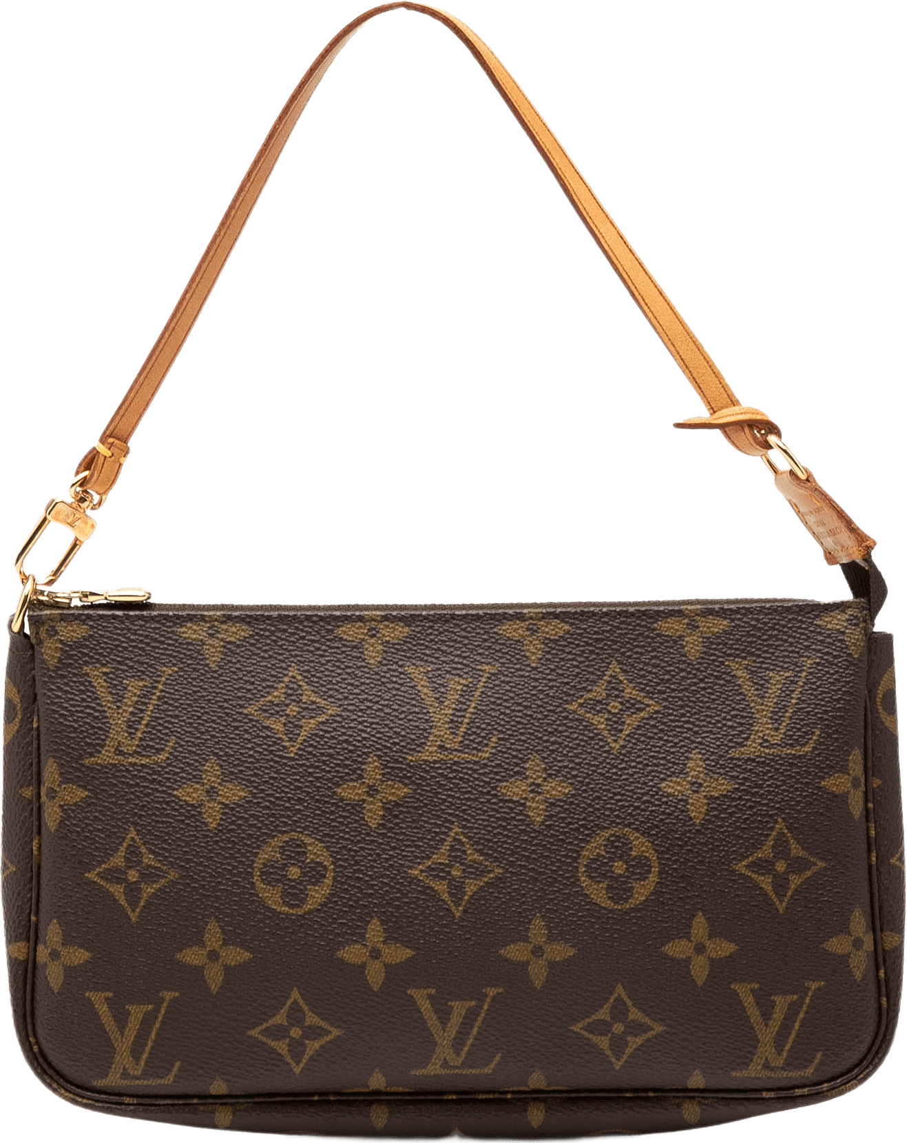Louis Vuitton Monogram Pochette Accessoires, från Luxclusif, i färgen brown.
