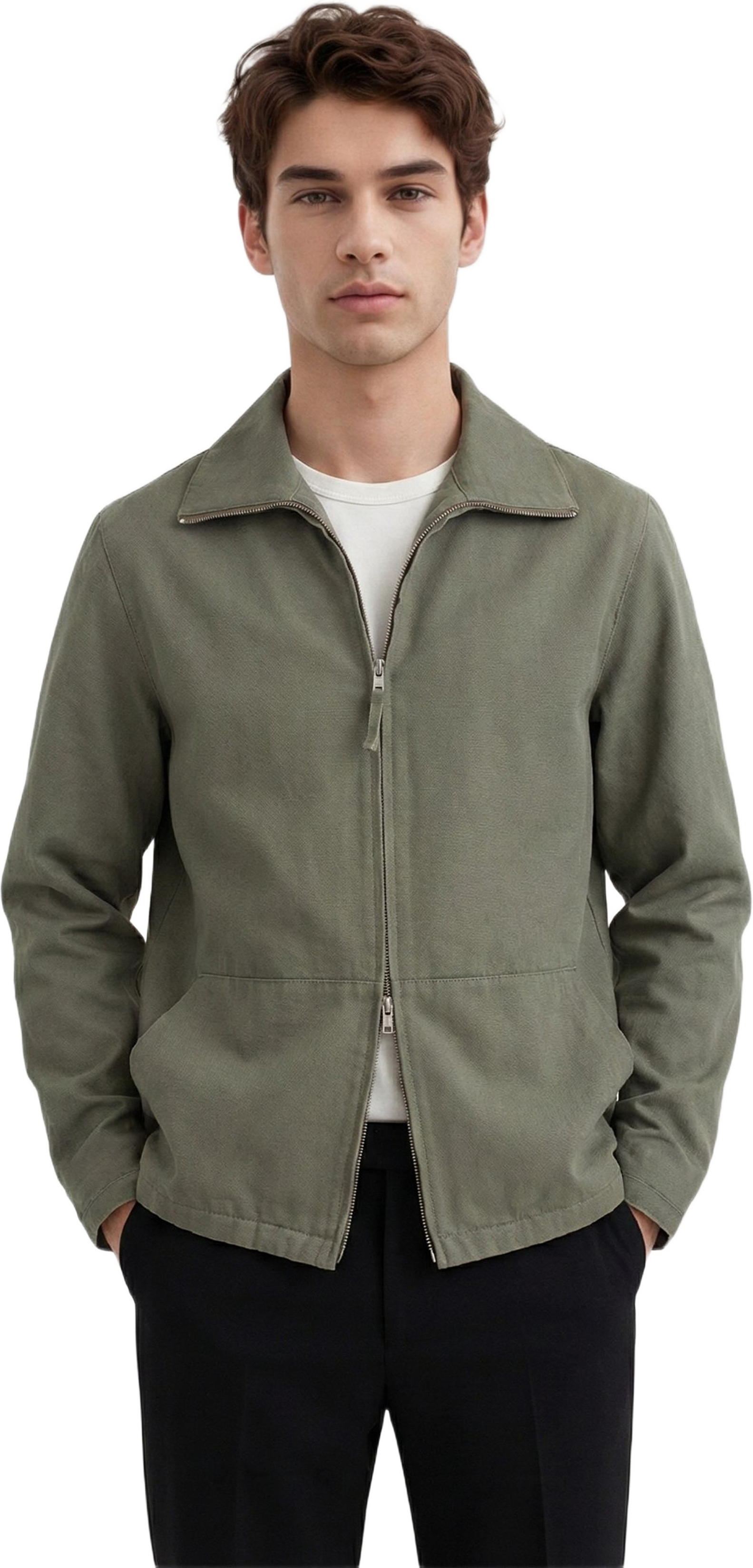 Roux Canvas Jacket, från Ciszere, i färgen green.