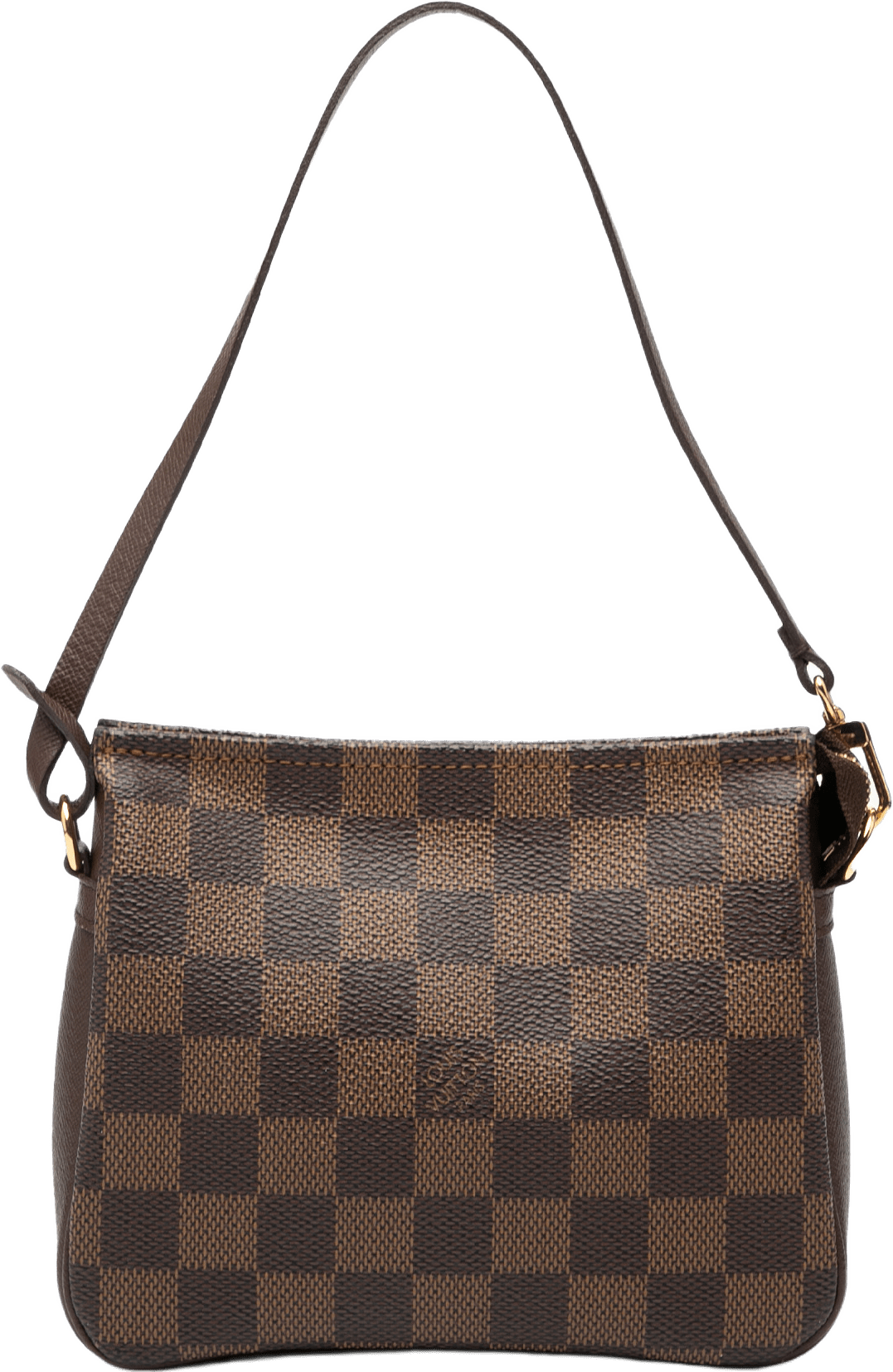 Louis Vuitton Damier Ebene Trousse Pochette, från Luxclusif, i färgen brown.