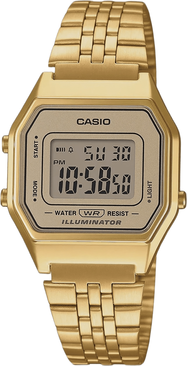 Casio Vintage Barn Guld, Metallband - La680wega-9er, från Casio, i färgen 1.