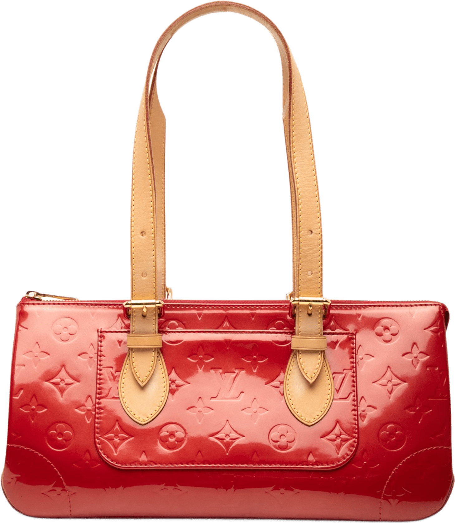 Louis Vuitton Monogram Vernis Rosewood Avenue, från Luxclusif, i färgen röd.