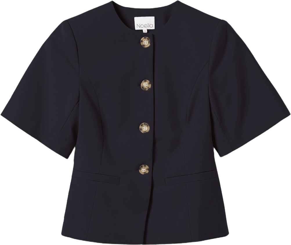 Kasaundra Blazer - Navy, från Noella, i färgen navy.