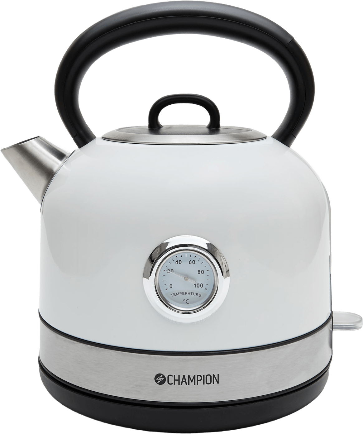 Vattenkokare Retro 1,7l, från Champion Nordic, i färgen creme white.