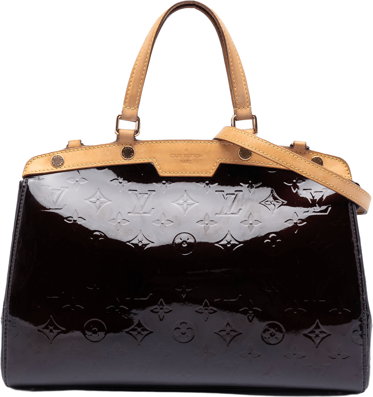 Louis Vuitton Monogram Vernis Brea Mm, från Luxclusif, i färgen purple.