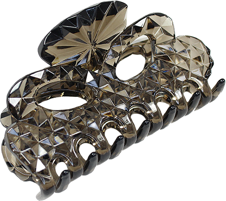 Diamatslipad Hårklämma, 9 Cm, från Complement, i färgen grey.