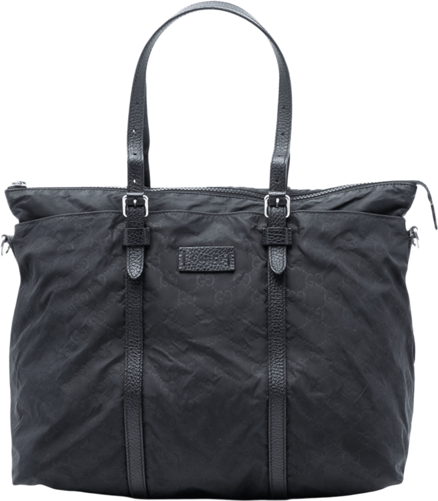 Gucci Gg Nylon Satchel, från Luxclusif, i färgen black.