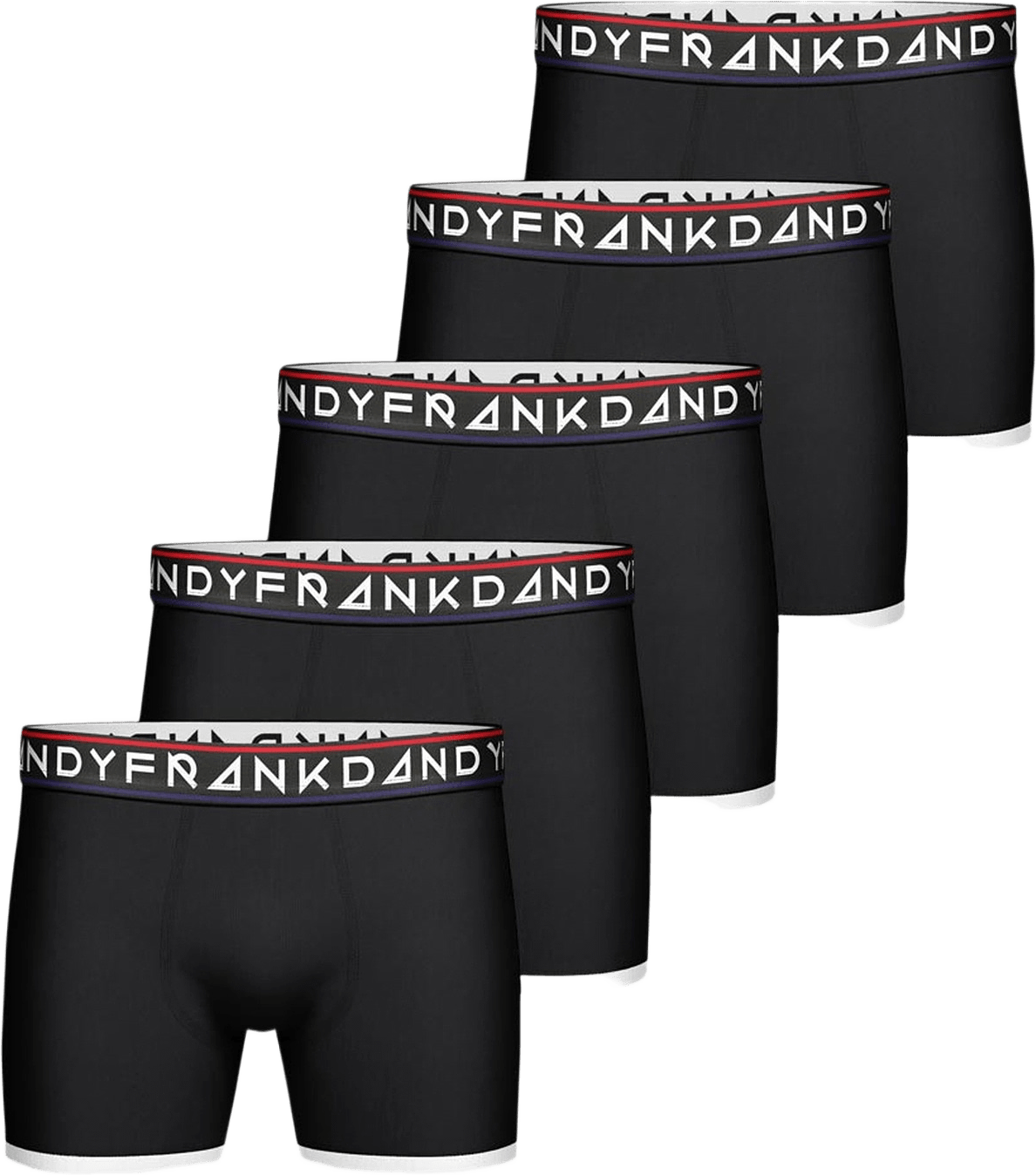 5-p St Paul Bamboo Boxer, från Frank Dandy, i färgen black.