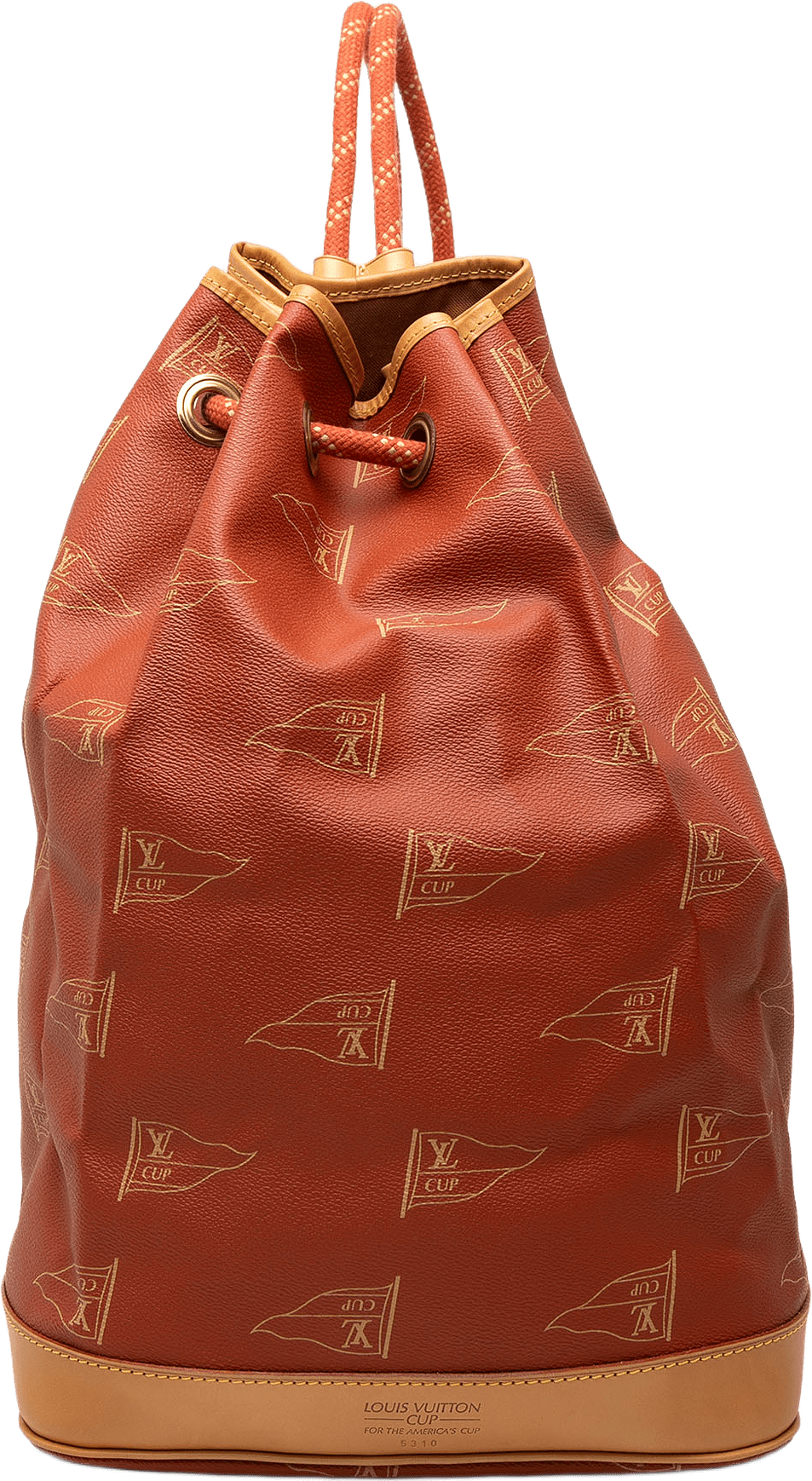 Louis Vuitton Americas Cup Coated Canvas Saint Tropez, från Luxclusif, i färgen röd.