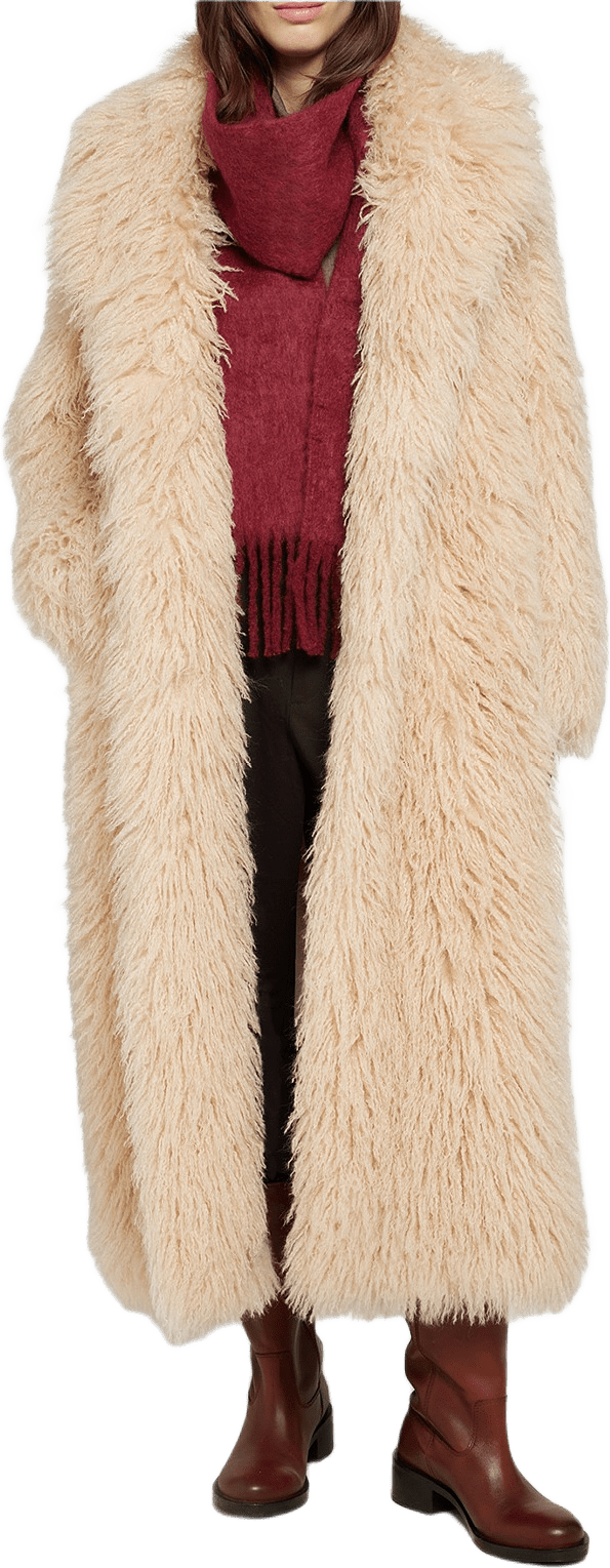 Daryll Coat, från ROCKANDBLUE, i färgen cream.